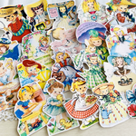 🎀再販✖️20🎀今なら選べるおまけ付き❤️20枚❤️レトロガール❤️ダイカットいろいろセット④