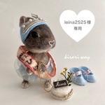 leina2525様専用 オーダーうちのこシリーズ 羊毛フェルト 着せ替えウサギ 