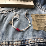 SHELL & Fluoriteのガーリーアロハなおしゃれブレスレット♡