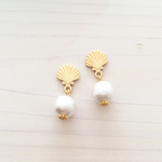 シンプル＊シェルピアス/イヤリング