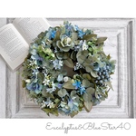 Sale！送料込☆ユーカリ＆ブルースター wreath 40