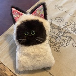 保護猫チャリティぬいぐるみ【シャムさん】