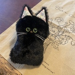 保護猫チャリティぬいぐるみ【クロさん】