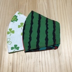 【再販】大人用立体マスク　K31 布マスク  真っ赤なスイカ　×   スイカ　ハンドメイド