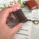 ミニバッグ&小銭入れ   キーホルダー  こげ茶