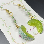 グリーンメロンのピアス♡フェイクスイーツ