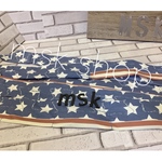 完成品●接触冷感クールネック● 星条旗柄withアメコカシルエット（msk original） ●保冷剤２個付き