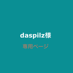 daspilz様  専用ページ