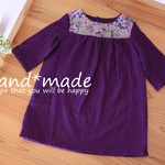 tu様オーダー・チュニックワンピ90・Wガーゼ