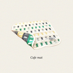 6重ガーゼカフェマット