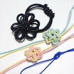 　dew3142さま専用ページです　オーダーメイドヘアゴム　メドゥプ　飾り結び花結び　maedeup