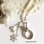 スワロフスキー&雪結晶＊グローブホルダー【1】