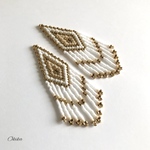 ネイティブ ピアス《Gold  beige》