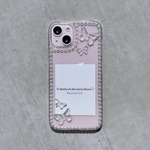 蝶々×小つぶパールケース                お花　iPhoneケース　スマホケース　お花ケース　クリア　クリアケース　クリアフラワー　　クリアケース　　iPhone全機種対応　
