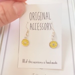 レモンの輪切りピアス