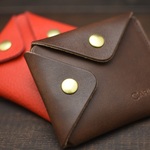 ミニマムウォレット　コンパクト財布　イタリアンレザー本革 carina!