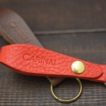 キーホルダー　イタリアンレザー本革 carina!