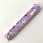 ふわふわ肩紐カバー プリンセス(purple) 女の子 ゴールド ラメ 水筒 肩紐 お食事 お弁当 入園 幼稚園 プリンセス アリス お姫様 おしゃれ かわいい 紫 パープル ピンク