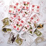 【OUTLET】😻猫ミニミニステッカー