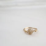 #6 gem ring  ルチルクォーツのワイヤーリング