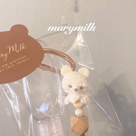 clear teddy ✧︎ 消毒液ホルダー　ソープホルダー