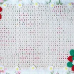 手編み いちご フリーマット🍓ランチョンマット