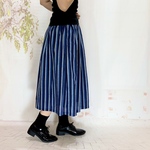 夏！大人可愛いm ＊播州織しじら織の大人ストライプスカート作家＊彩苺 [1994]G