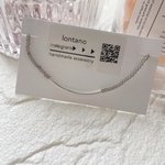 グレークォーツ　アンクレット　シルバー925