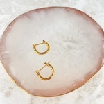 12mm 15mmフープピアス（サージカルステンレス）CherryBlossom luxe アレルギー対応　シンプル　ピアス　上品　女子会　普段使い