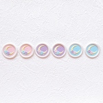 《 現品限り 》 シーリングスタンプシール 【 月 薔薇 多色 6枚set 】 シーリングワックス / シーリング / 結婚式 / 招待状 / 席札 / シール / コラージュ素材 / ラッピング 