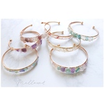 season jewel bangle 季節で楽しむバングル　フローライト