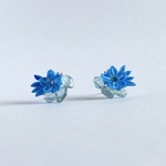 【お値下げ中】アパタイトとお花のピアス