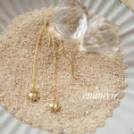 18Kcoating Gold Heart Pierce/Earring
