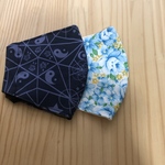 【新柄】大人用立体マスク　H64 布マスク  星と陰陽魚  勾玉　×   星　ハンドメイド