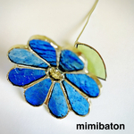 ⚫︎受注製作⚫︎mimibaton＊ステンドグラス　フラワー＊