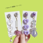 刺繍シリーズピアス【右】2way | melancholily