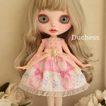 ブライス服 アウトフィット 洋服　ピンクキャットワンピ