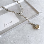 ネックレス　(S)Heart chain necklace  ハート/シルバー/ステンレス/シンプル