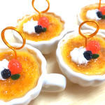 小さなクレームブリュレのメモスタンド