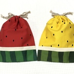  ちょっと大きめ巾着☆スイカ🍉【再販】