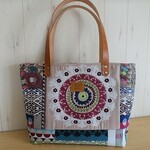 tamamichan3さま専用　SAFECO ウズベキスタン柄のマチ広トートバッグ　