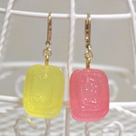 ドロップCandyピアス:) れもん・ピーチ味