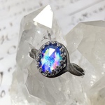 【水晶×レジン】暁の幻氷融晶『石術唱輪・詠彩煌』彼誰