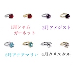［再販4]ブレスレッドエンドパーツ✨　誕生石ベビーリング