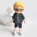 オビツ11 　ねんどろいど　マドラスチェック・セット　【グリーン】
