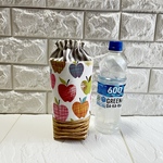 保冷ペットボトルケース　りんご柄　保冷カバー　保冷保温