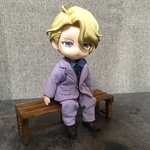 ミニチュア家具　ガーデンベンチ