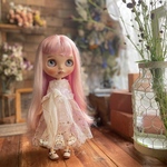 キラキラ星のワンピース＋ペチパンツ☆ネオブライス☆