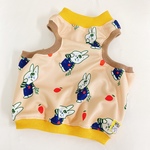 ♡接触冷感犬服オーダー★ずり落ち防止マッチョタンクメッシュトップおとぼけウサギ♪ベージュフレブル中型犬小型犬フレブル服パグ服フレンチブルドッグ中型犬小型犬ボストンテリアパイナップルパインアロハ