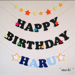 hiratayuri様専用☆バースデーガーランド☆黒 誕生日飾り